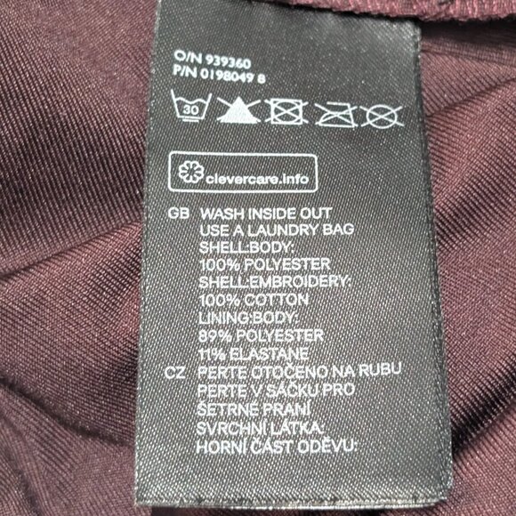 H&M One Shoulder Purple Sequins Dress, Size 12 - Picture 10 of 15